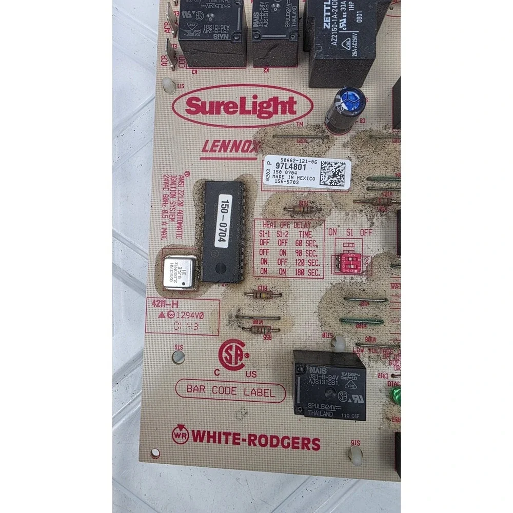 Lennox SureLight 97L4801 / 50A62-121 Furnace Control Circuit Board